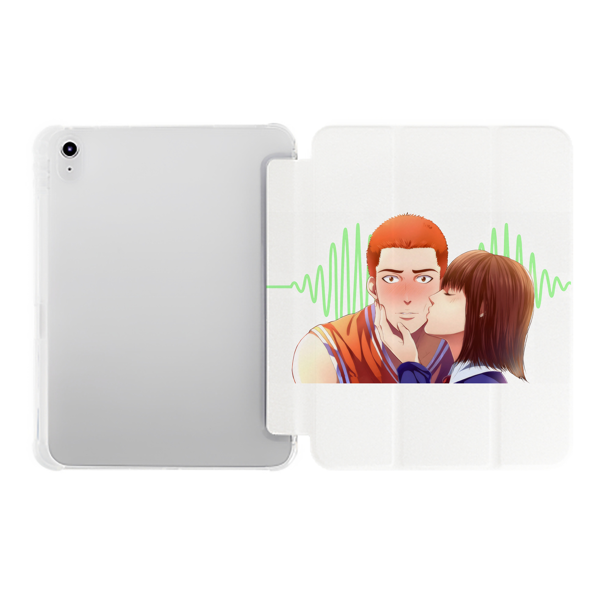 （画像用） SLAM DUNK／スラムダンク IPad ケース ペン収納付き 三つ折りスタンド PUレザー×シリコン 対応機種9.5/10.5/10.9インチ
